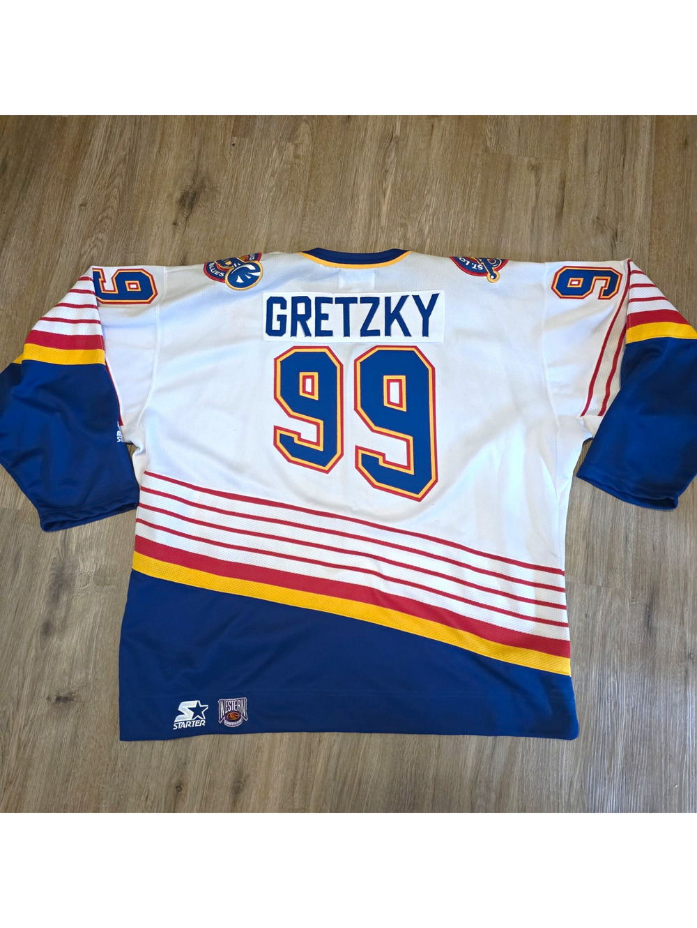 Vintage 90s Starter Wayne Gretzky St Louis Blues Jersey XXL #99 NHL Korea